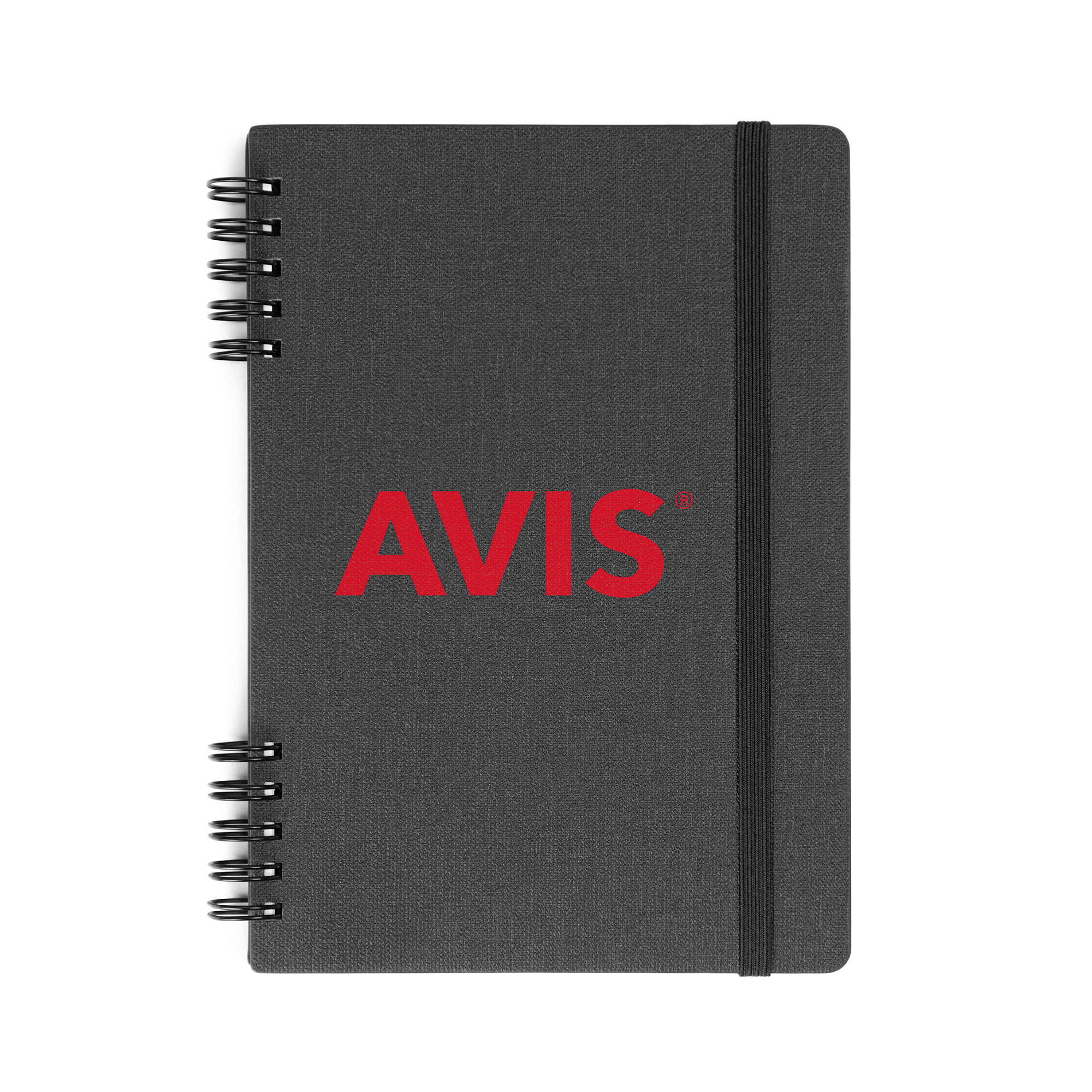 Picture of Spiral Linen Leather Notebook