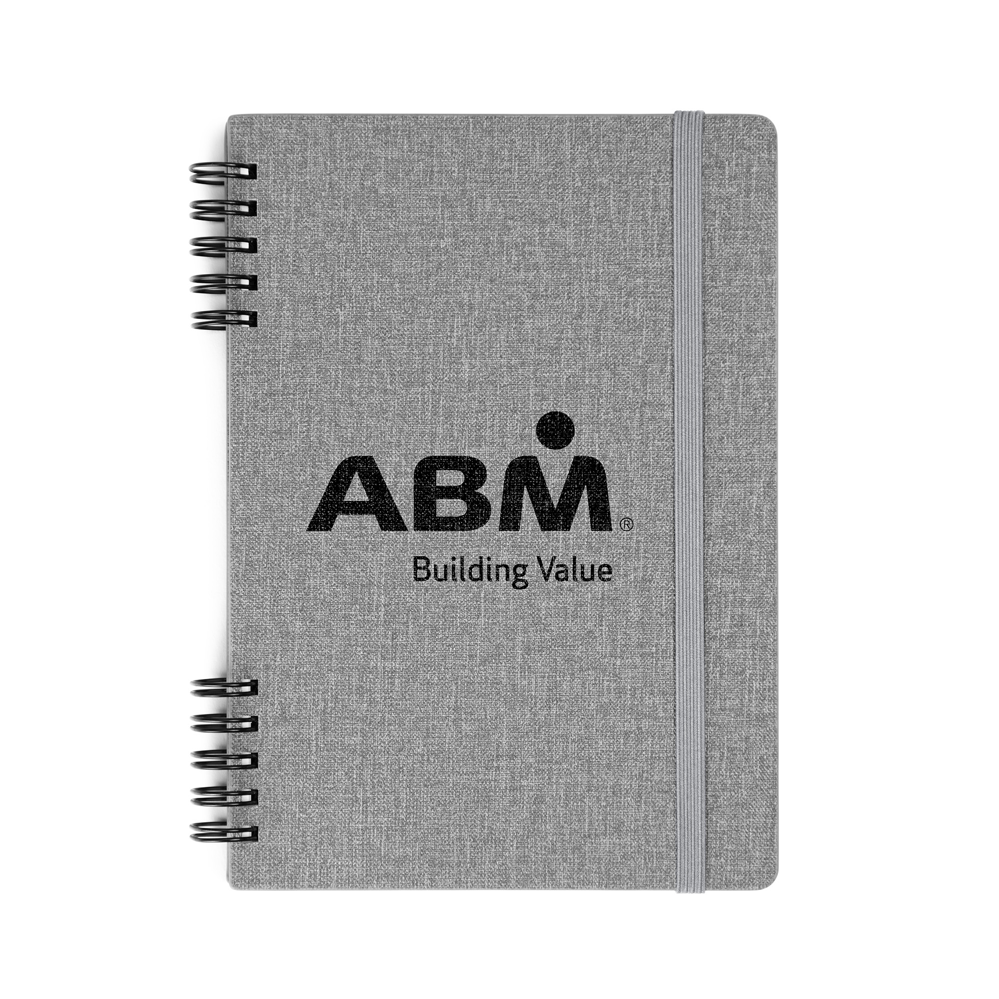 Picture of Spiral Linen Leather Notebook