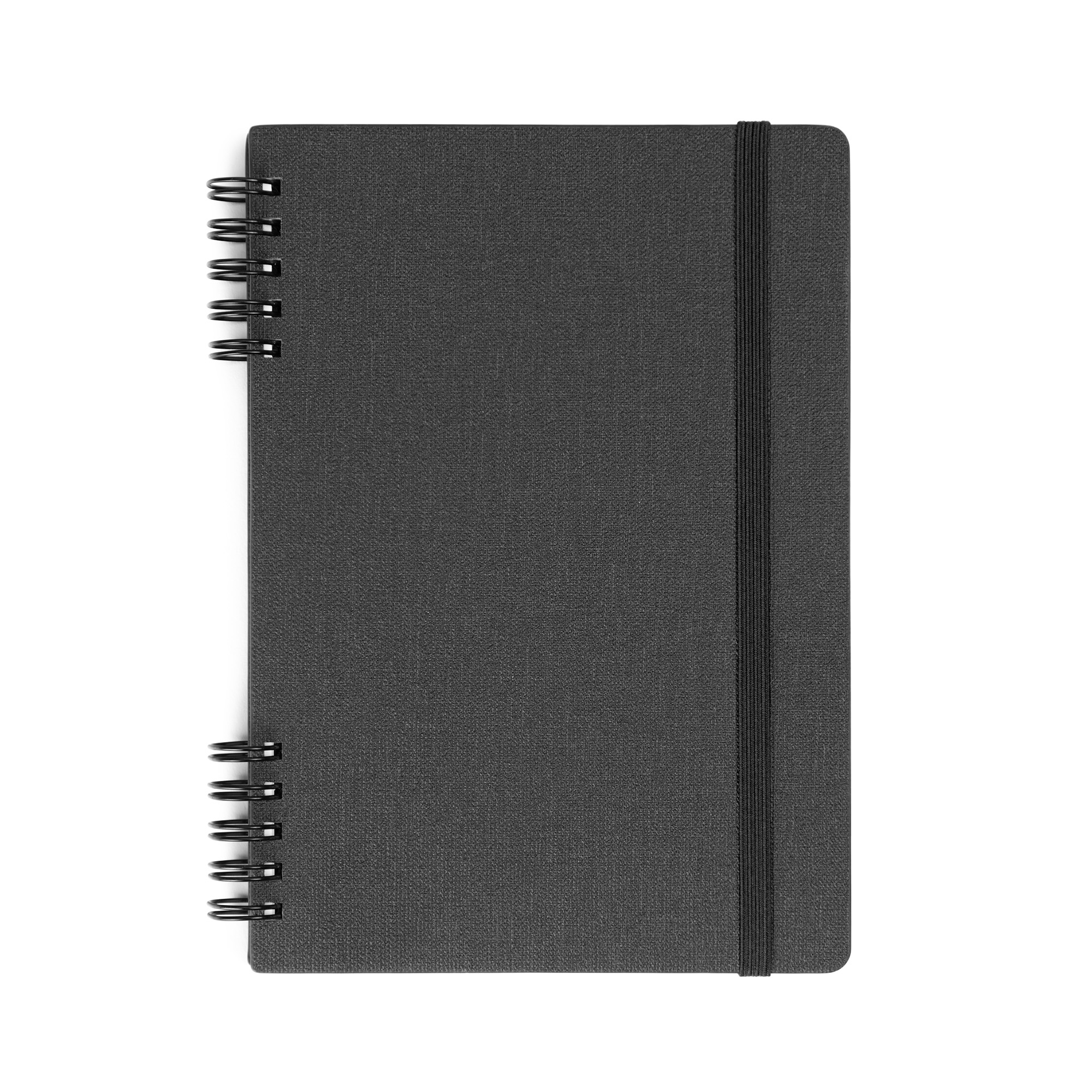 Picture of Spiral Linen Leather Notebook