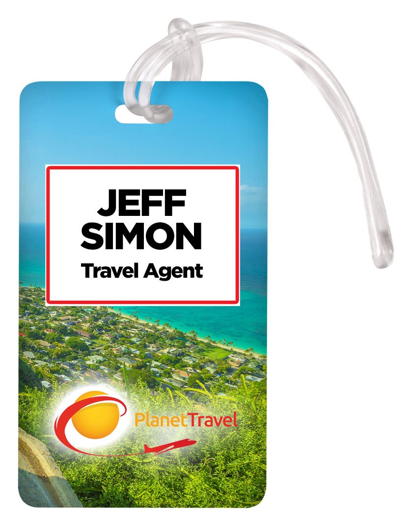 Picture of Deluxe Full Color Luggage Tag (2.5" x 4.25")