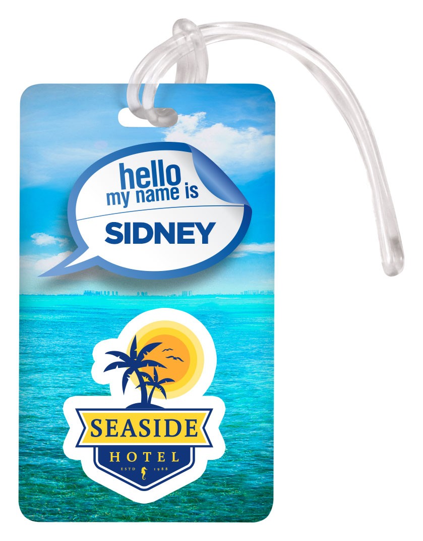 Picture of Deluxe Full Color Luggage Tag (2.5" x 4.25")