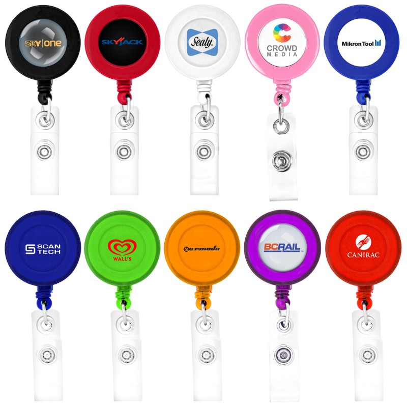 Picture of Round Retractable Badge Holder