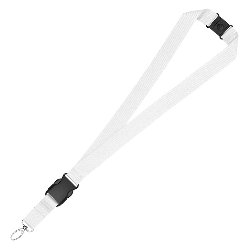 Picture of 1" Eco Friendly rPET Lanyard w/Buckle and Safety Breakaway