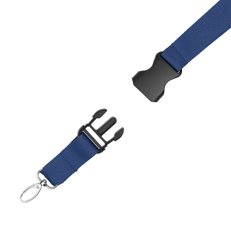 Picture of 1" Eco Friendly rPET Lanyard w/Buckle and Safety Breakaway
