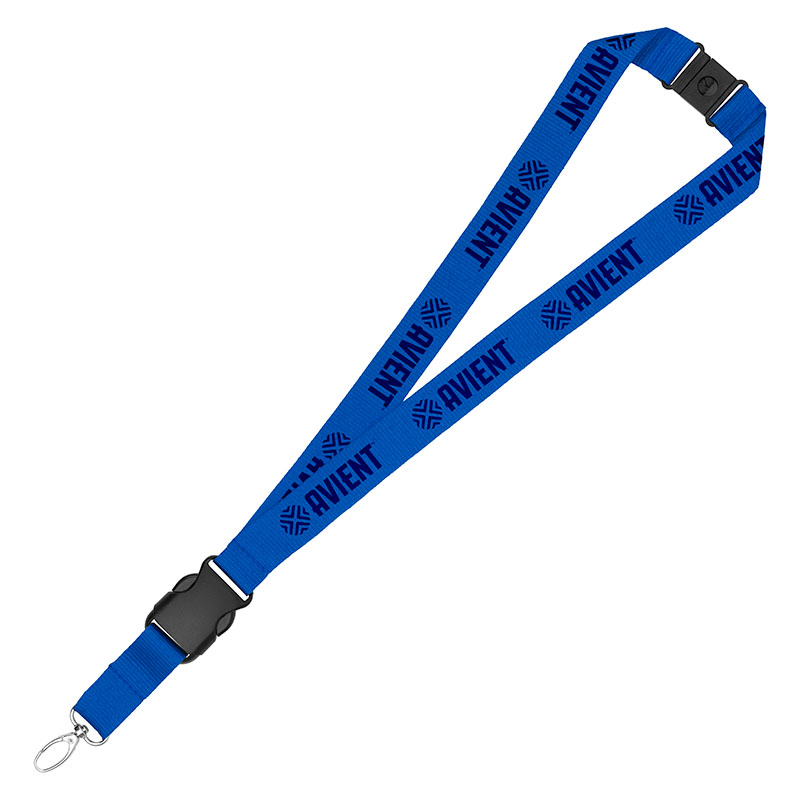 Picture of 1" Eco Friendly rPET Lanyard w/Buckle and Safety Breakaway