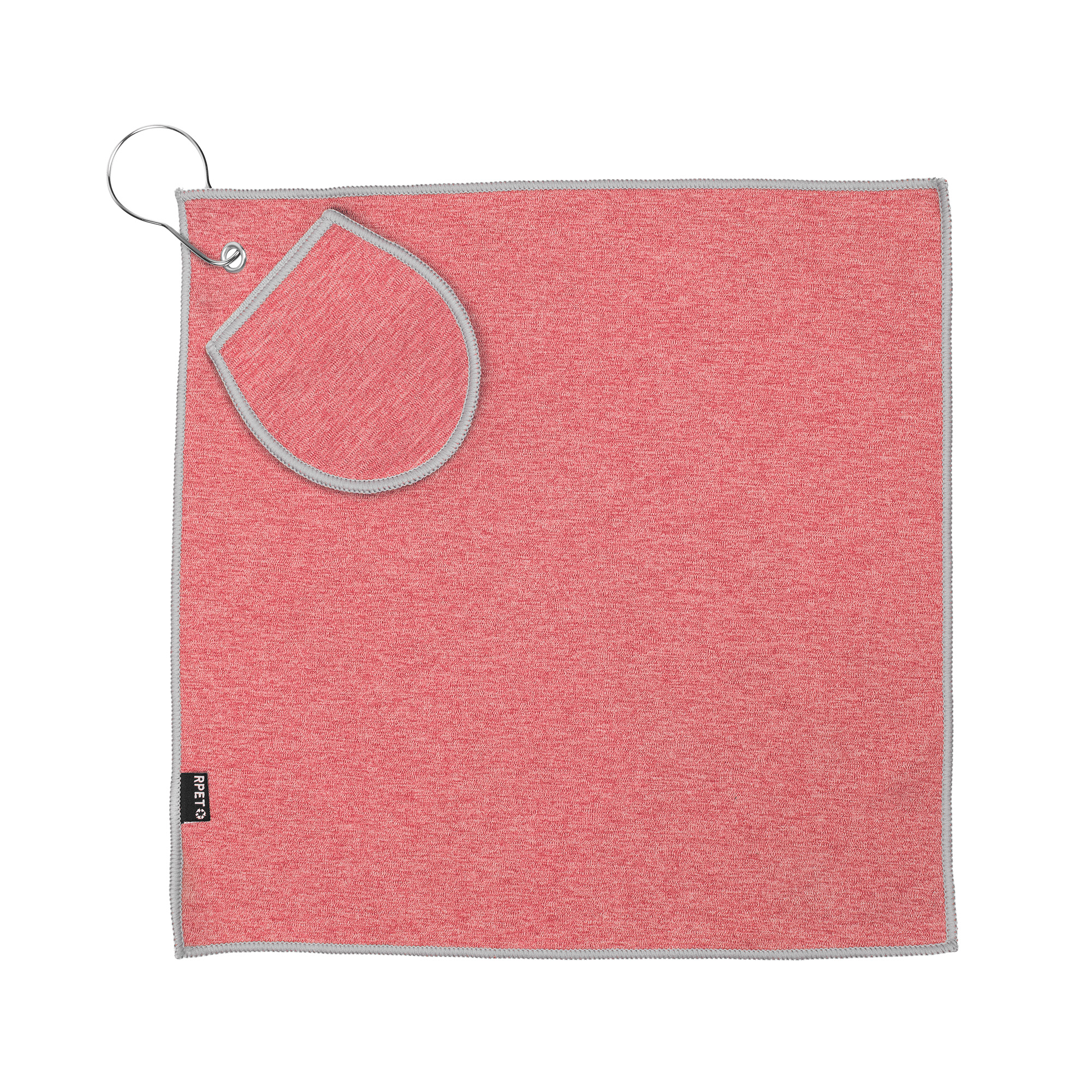 Picture of EcoCaddy rPET Golf Towel w/Ball Pouch