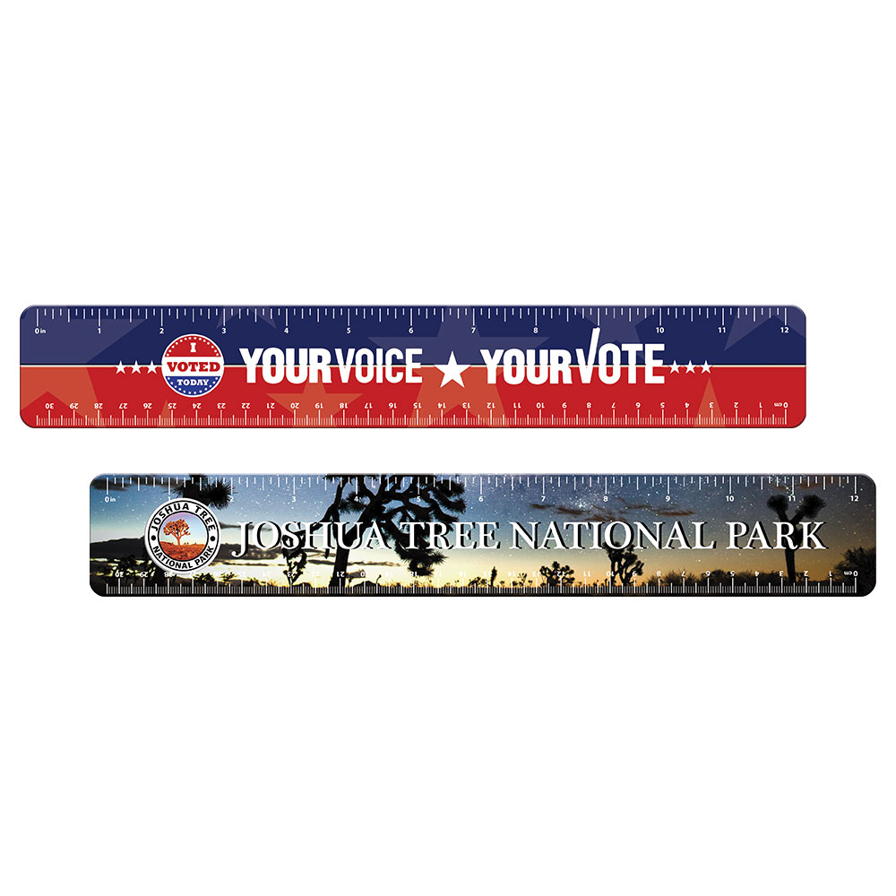 Picture of 12" Ruler Tag 12-1/4"W x 1-13/16"H