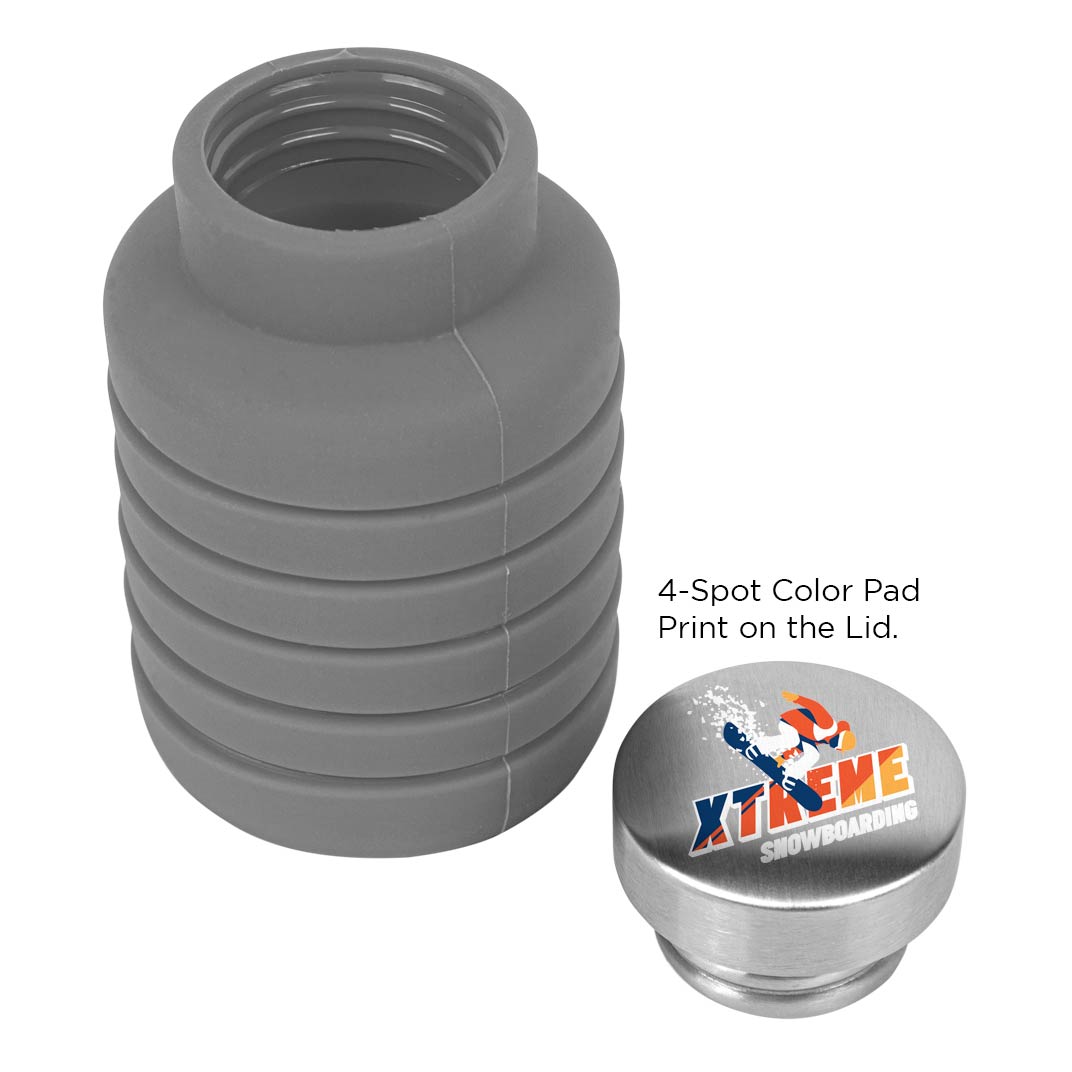 Picture of 17 Oz. Collapsible Silicon Water Bottle