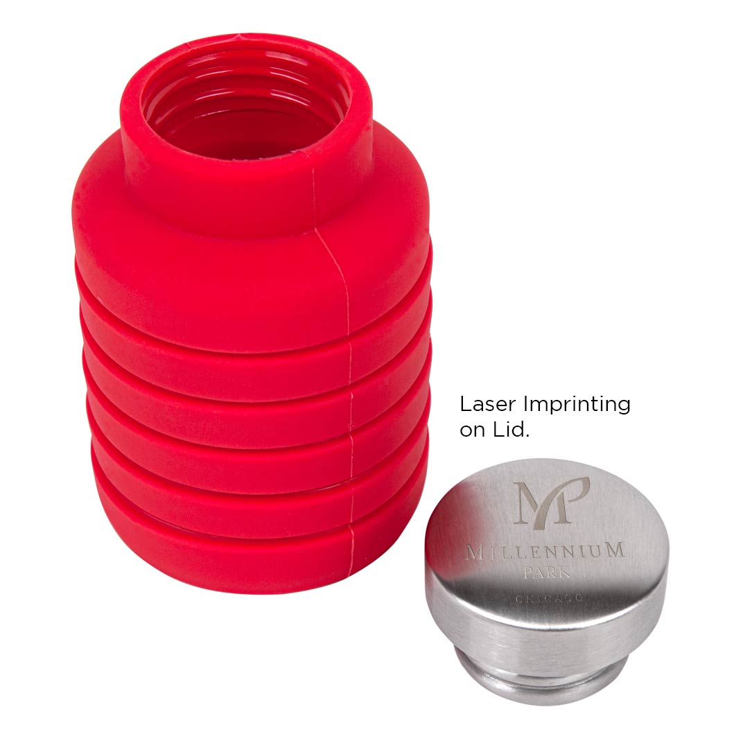 Picture of 17 Oz. Collapsible Silicon Water Bottle