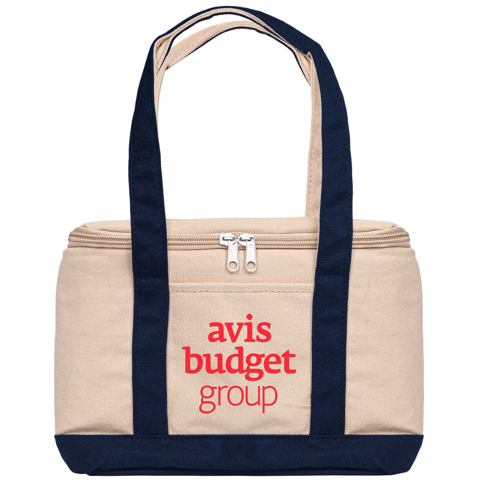 Picture of Insulated Cotton Lunch Tote Bag