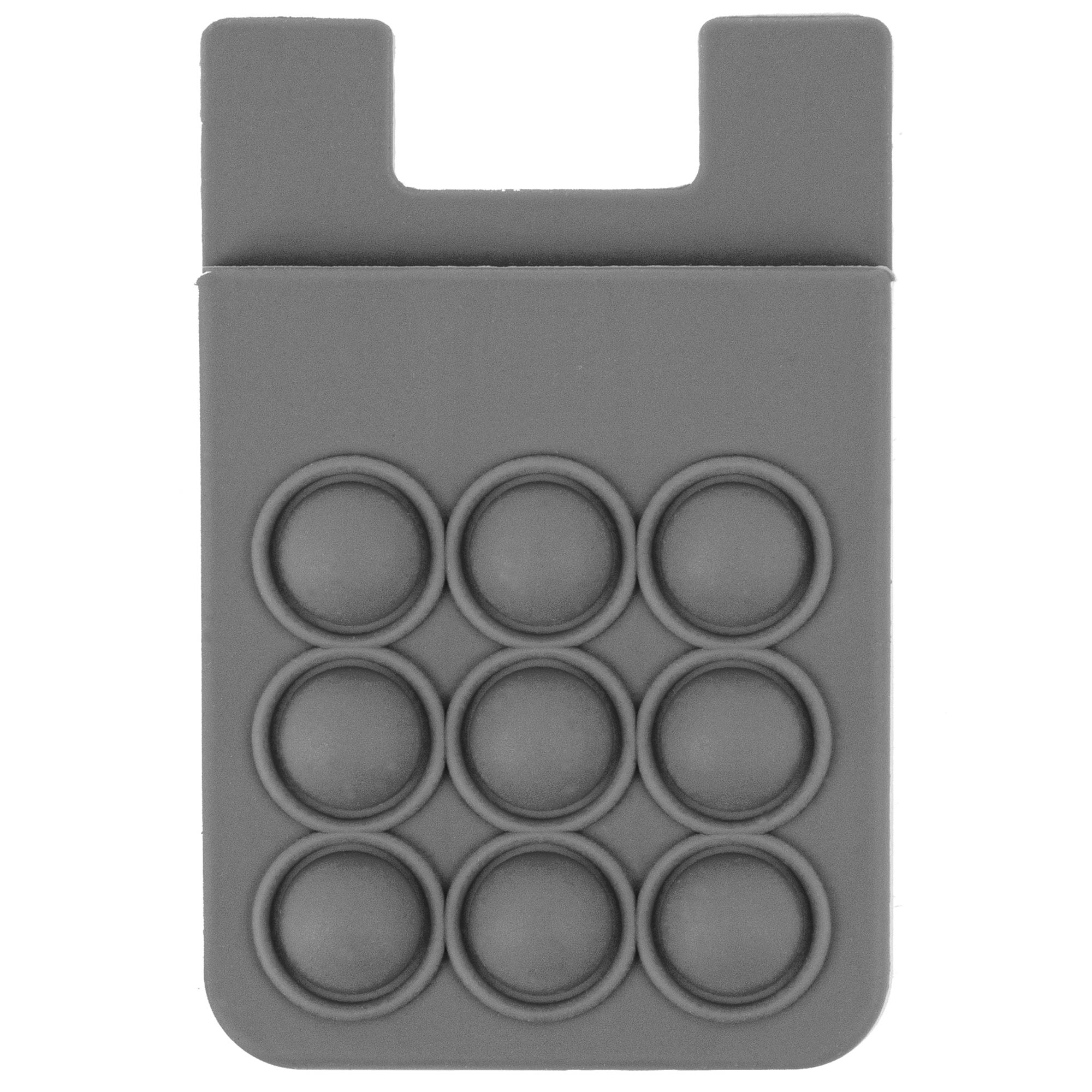 Picture of Popper Stress Reliever Silicone Phone Wallet