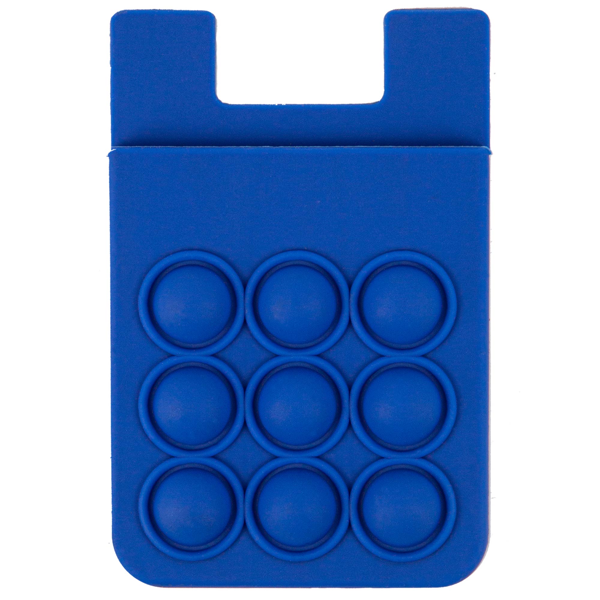 Picture of Popper Stress Reliever Silicone Phone Wallet
