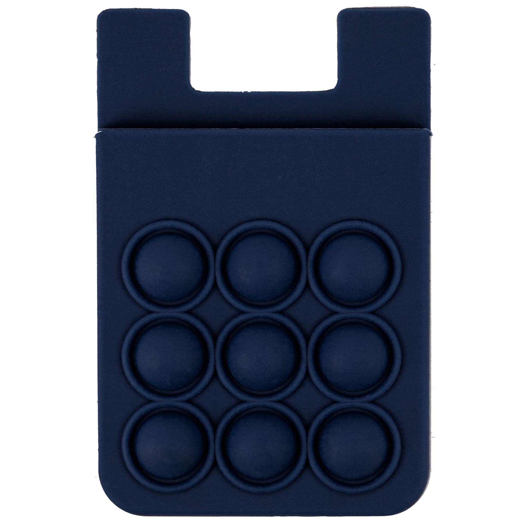 Picture of Popper Stress Reliever Silicone Phone Wallet