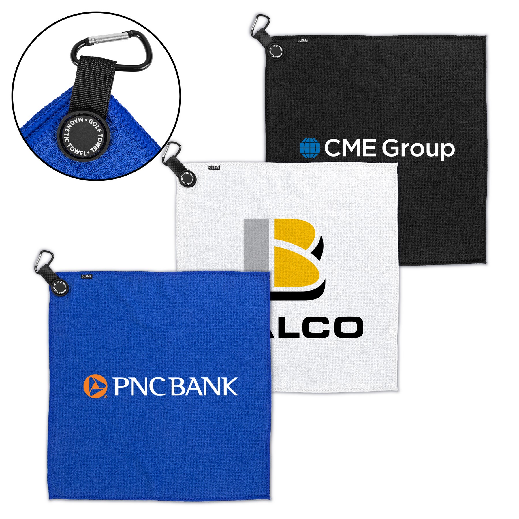 Picture of Magnetic rPET Golf Towel