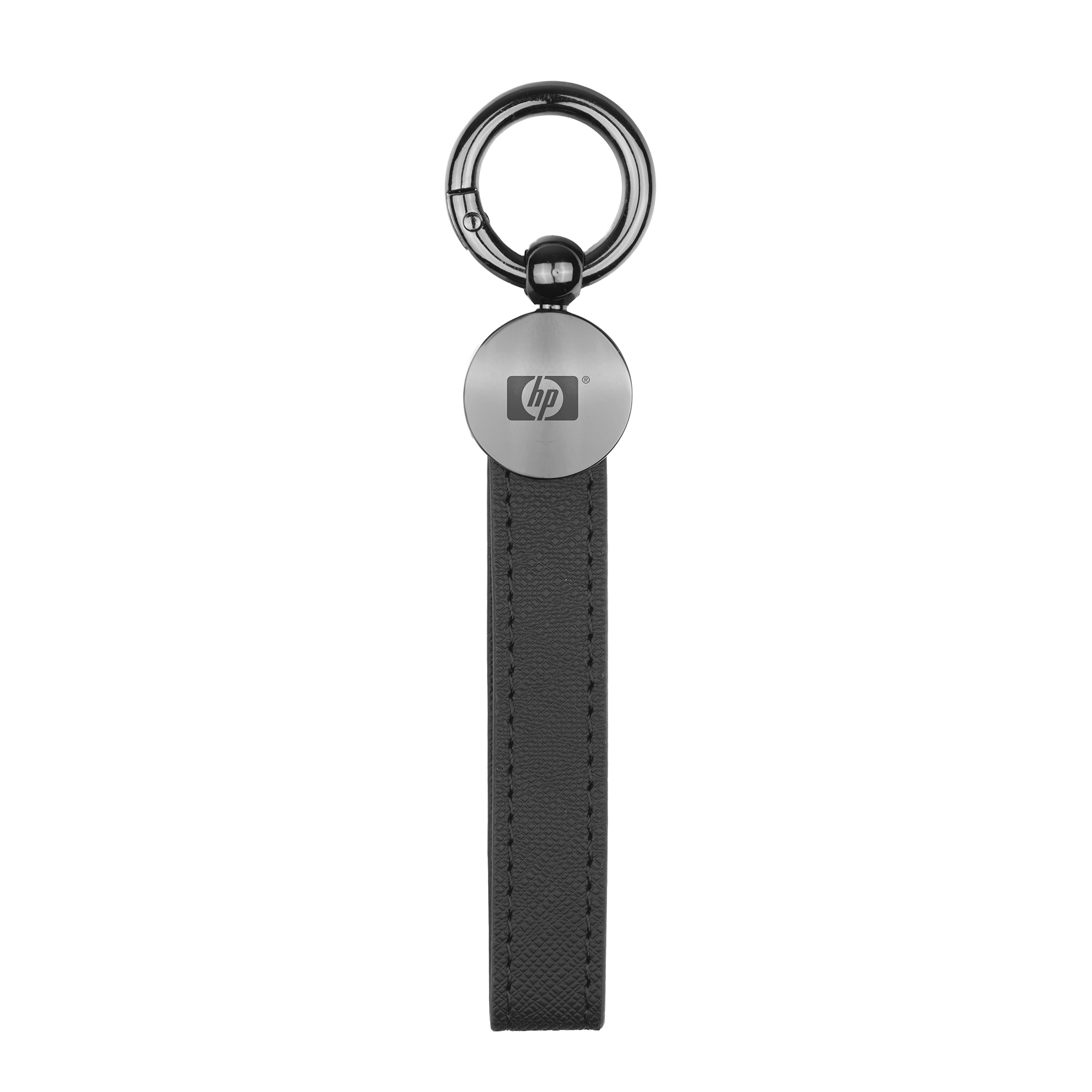 Picture of CoreLeather Gun Metal Keychain