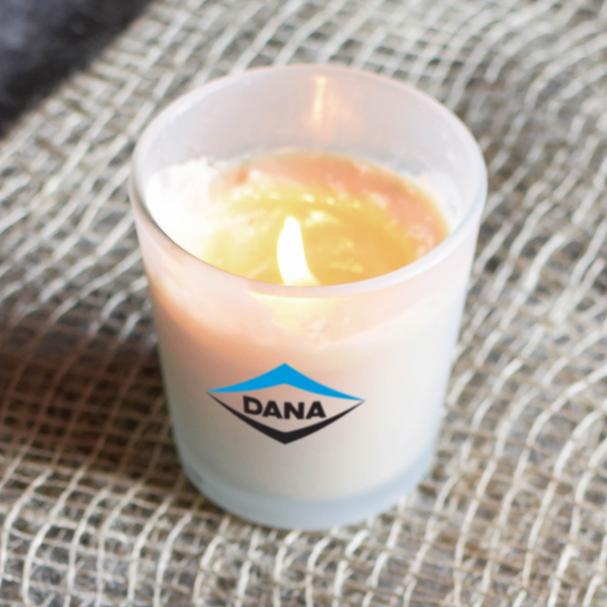 Picture of Vanilla-Scented Soy Wax Candle In Glass Jar - Small