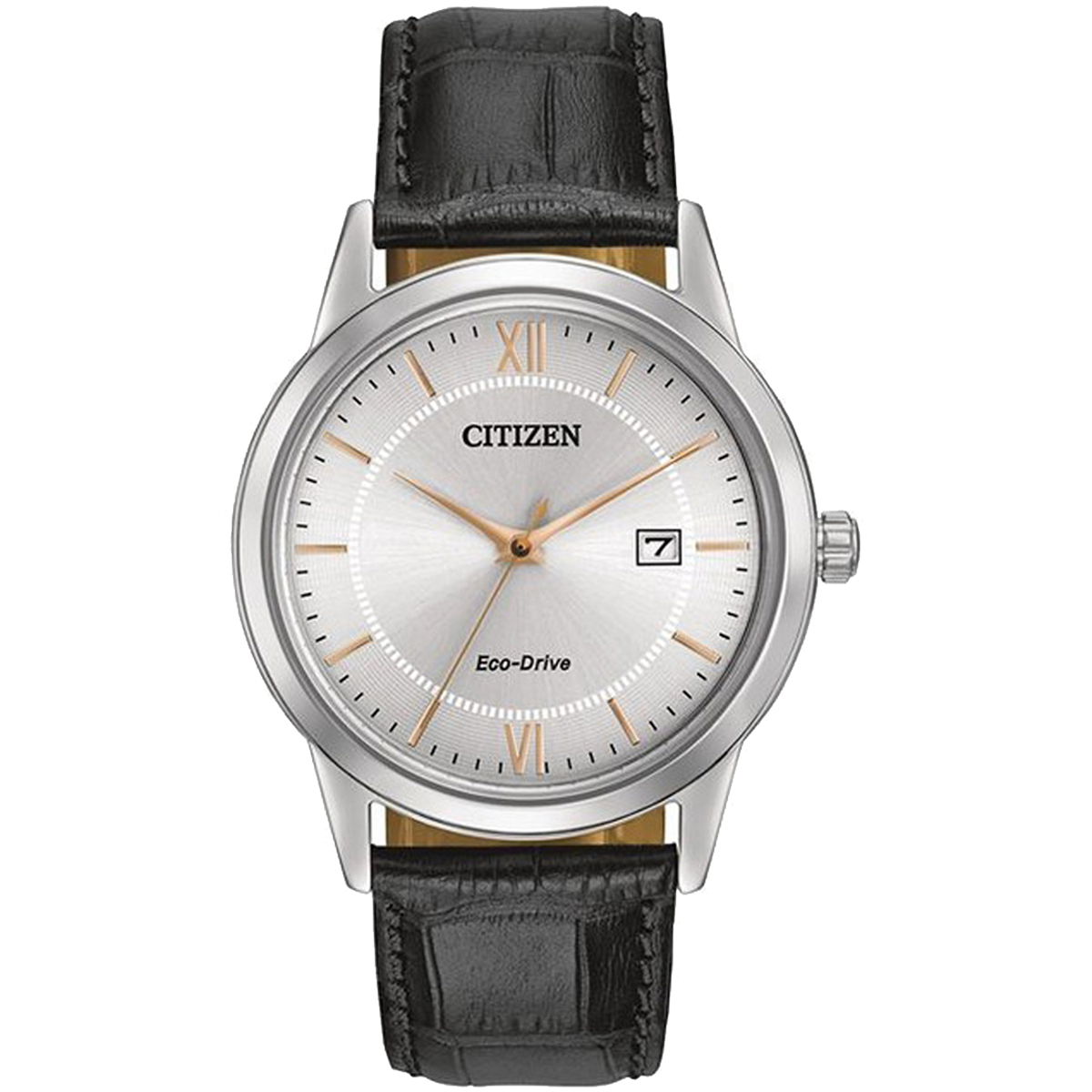 Picture of Citizen® Men's Eco-Drive With Black Leather Strap