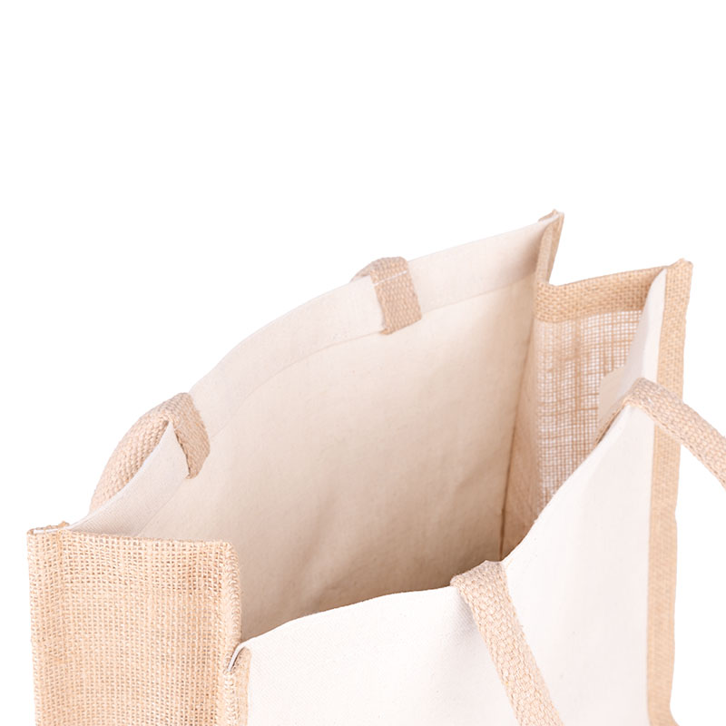 Picture of Jute Cotton Tote w/Webbing Handle