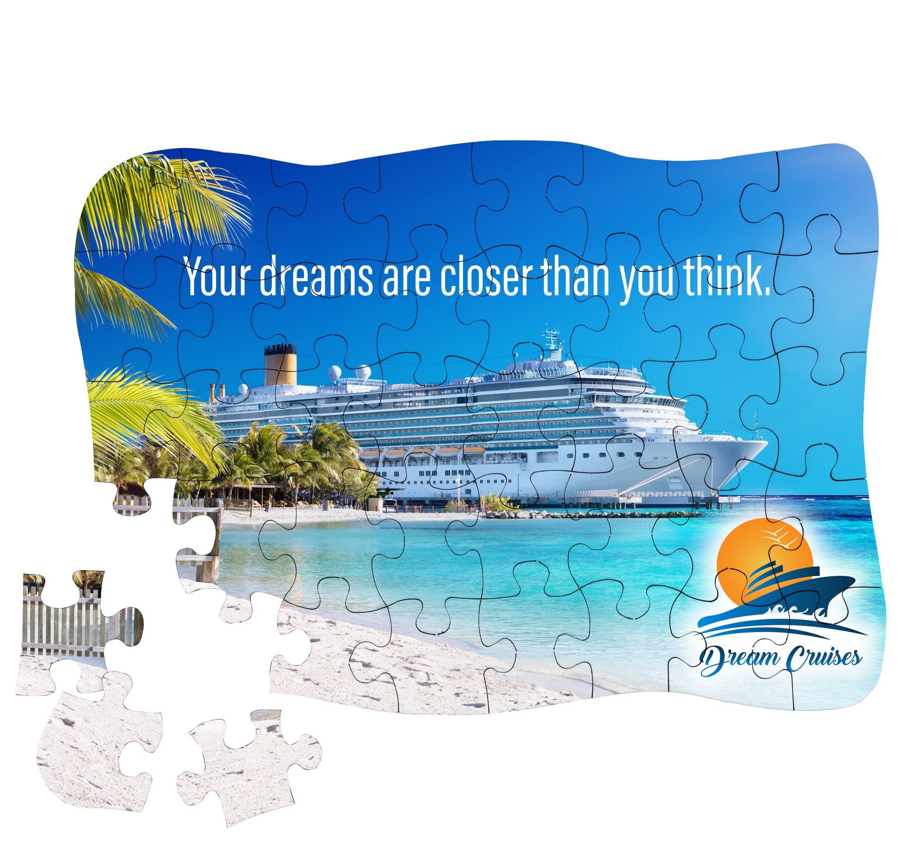 Picture of 40-Piece Custom Full-Color Jigsaw Puzzle