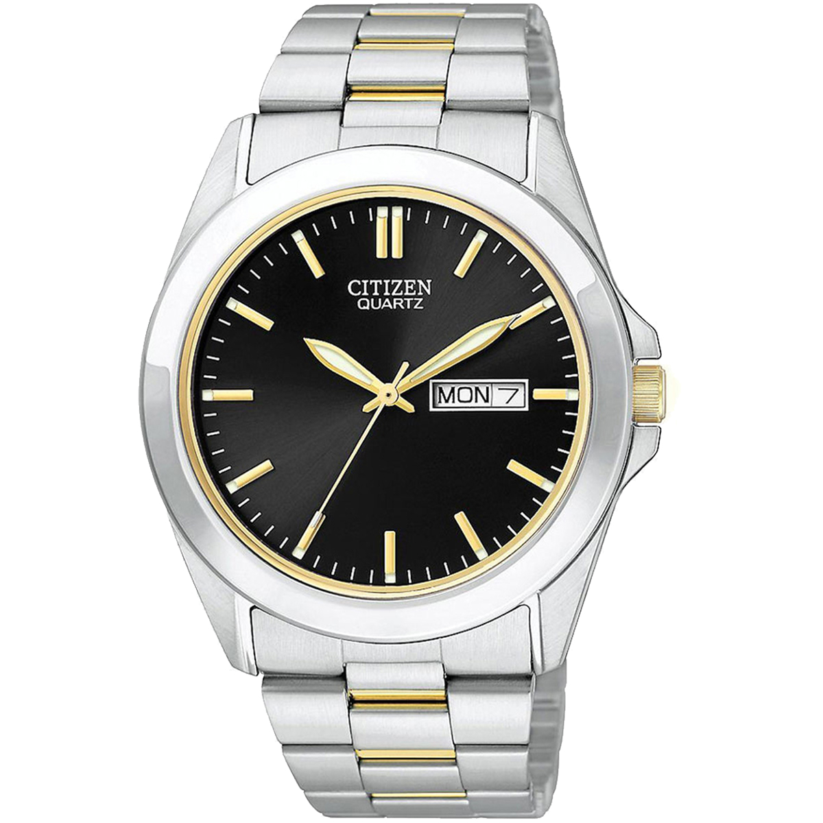 Picture of Citizen® Men's Two-tone Stainless Watch w/Round Black Dial