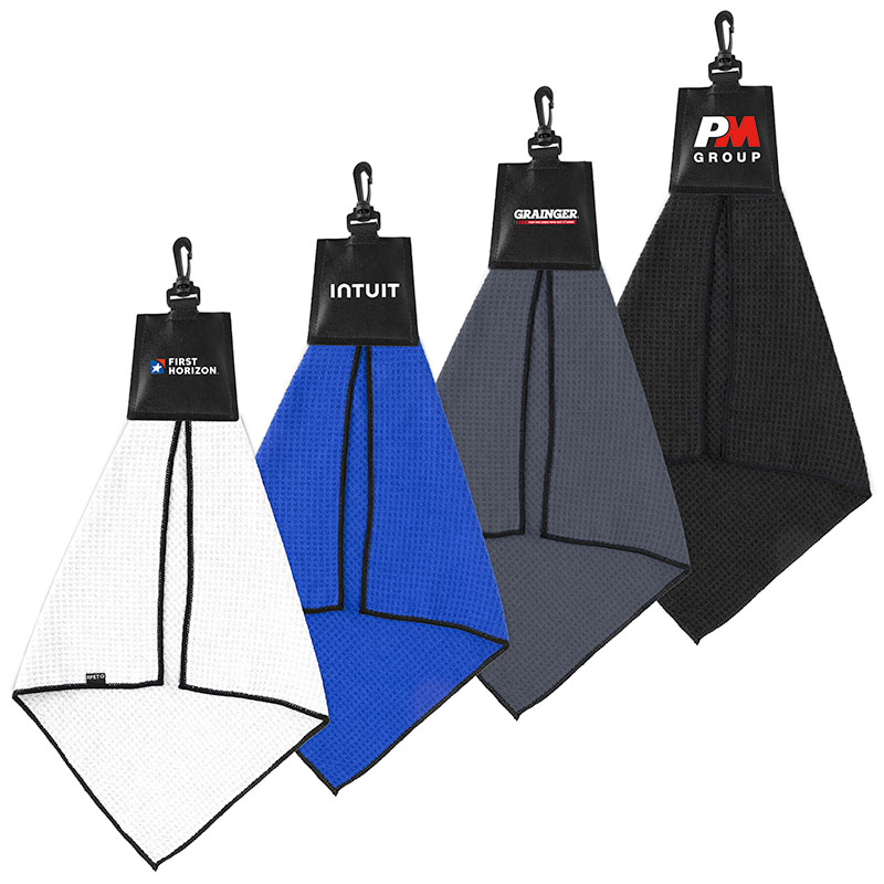 Picture of ProWaffle rPET Golf Towel (16" x 16")