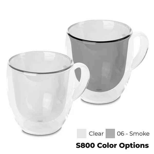 Picture of 8.5 Oz. Double Wall Glass Mug