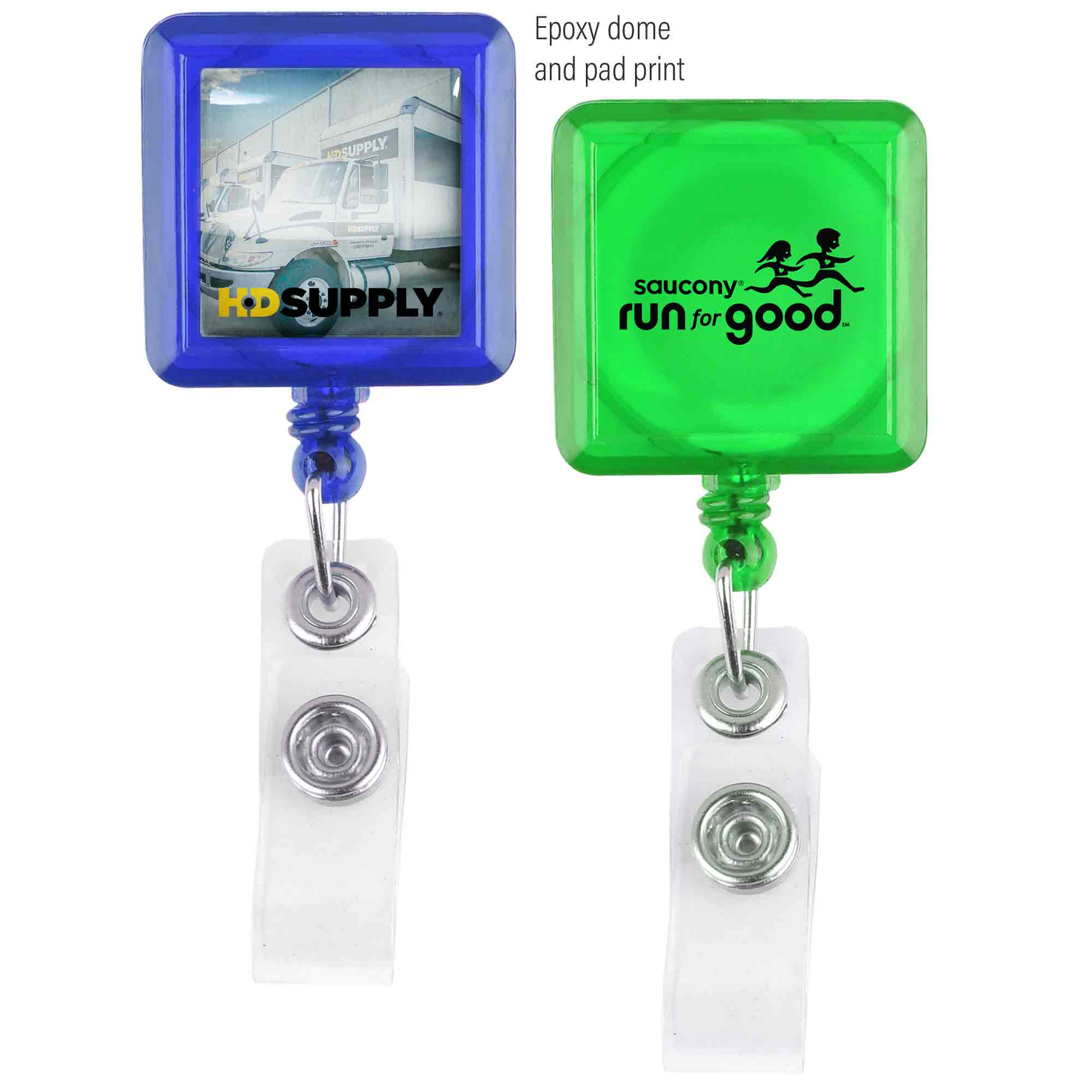 Picture of Square-Shaped Retractable Badge Holder