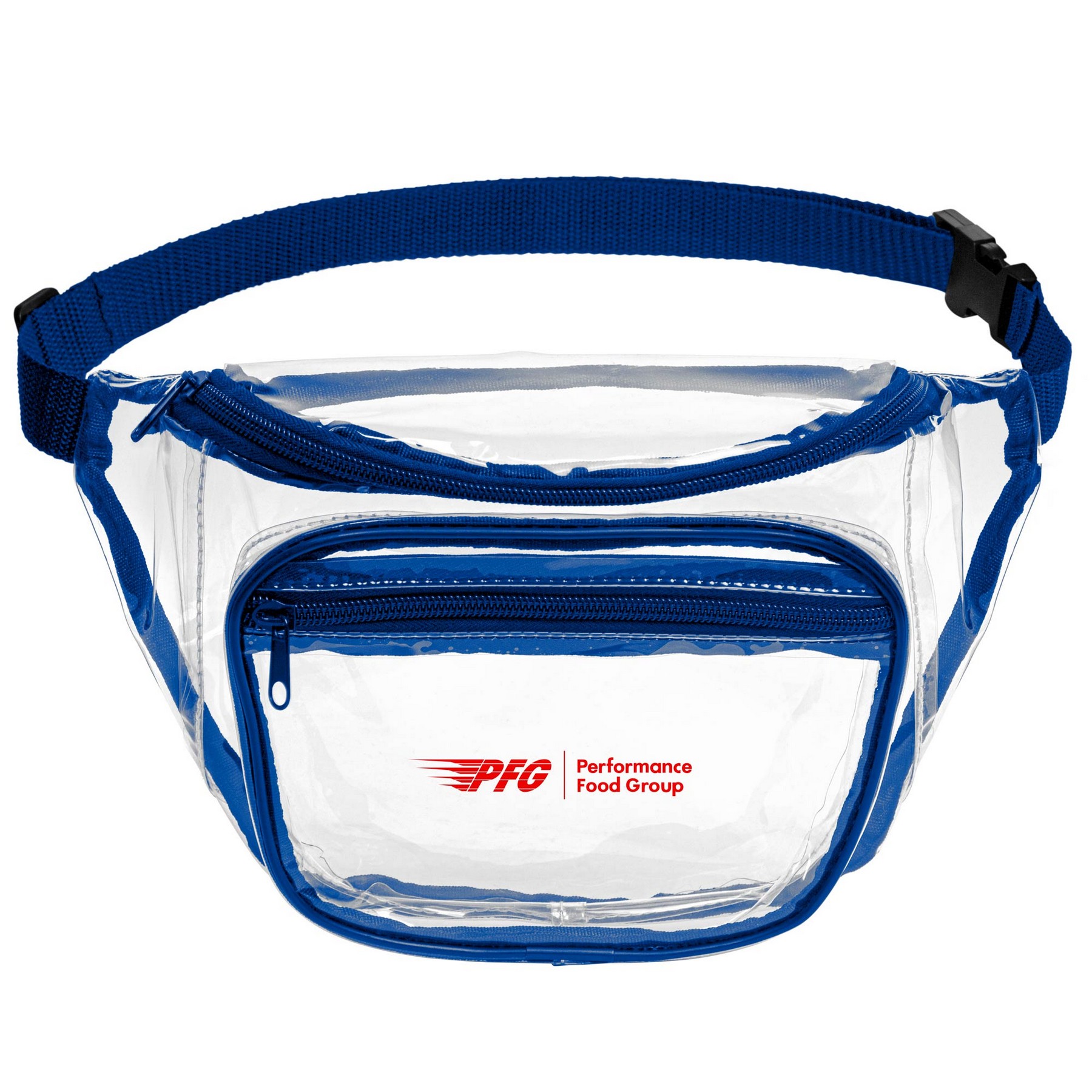 Picture of Two Pocket PVC Fanny Pack w/ Zipper