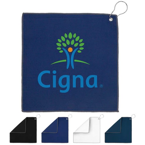 Picture of Recycled Golf Towel w/Carabiner (12" x 12")