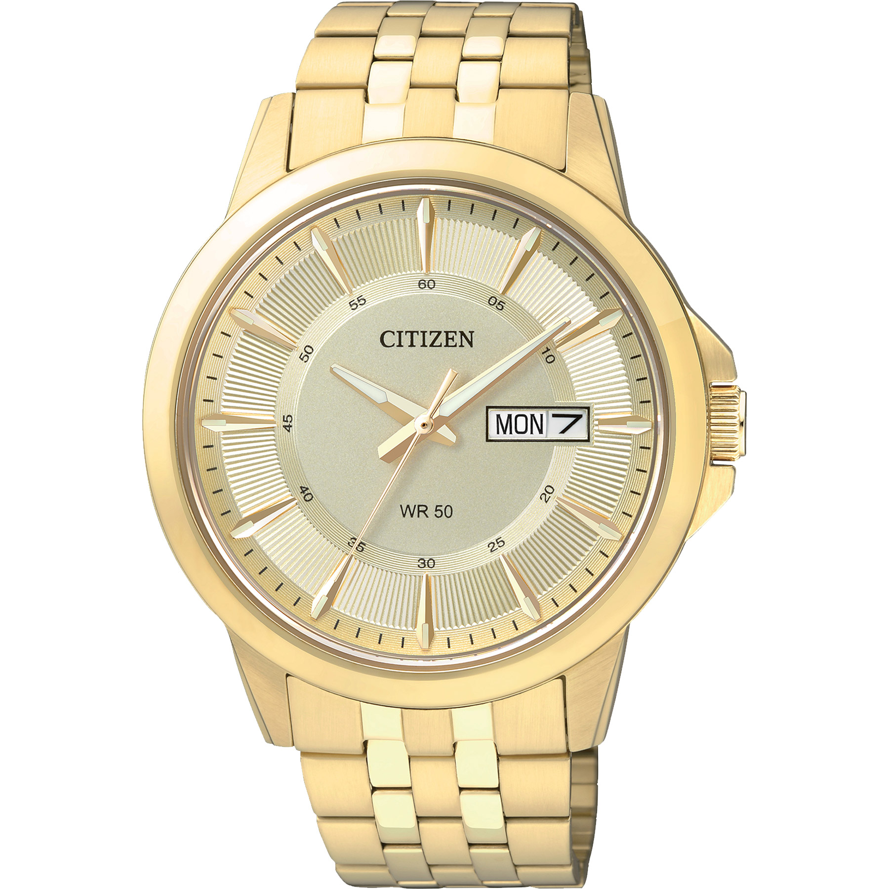 Picture of Citizen® Men's Quartz Watch, Gold-tone with Champagne Dial