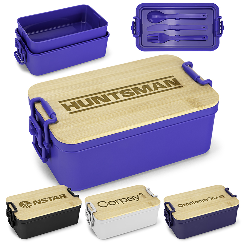 Picture of BambooNest Double Deck Lunch Box