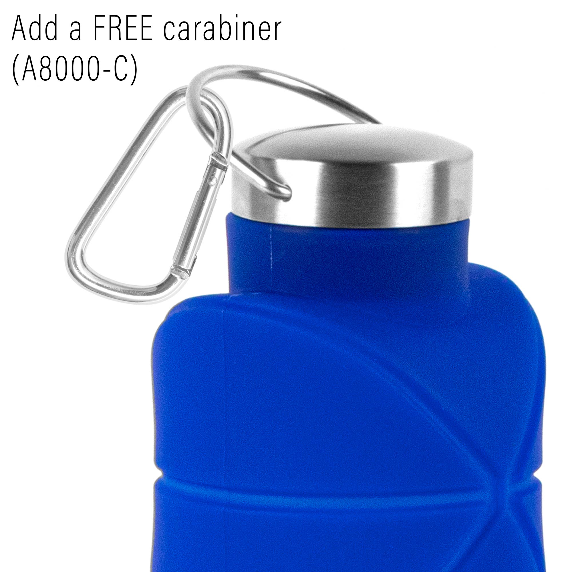 Picture of 25 Oz. Origami Silicone Water Bottle