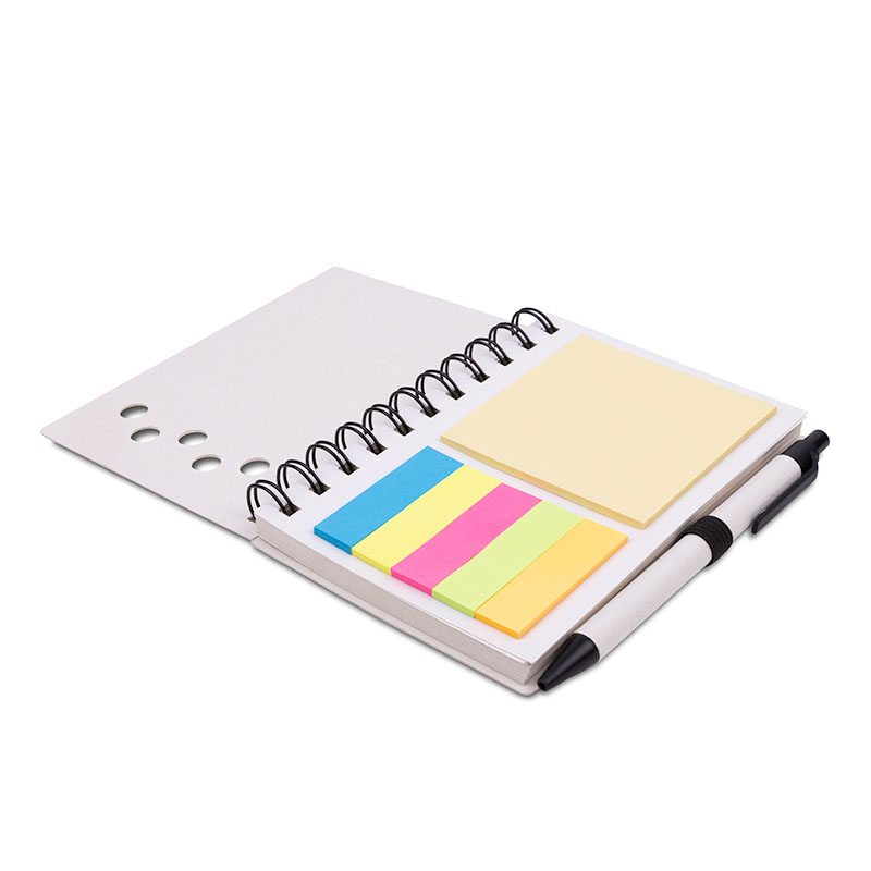 Picture of EcoNote Milk Carton Journal Book w/ Sticky Note and Pen