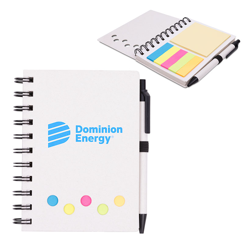 Picture of EcoNote Milk Carton Journal Book w/ Sticky Note and Pen