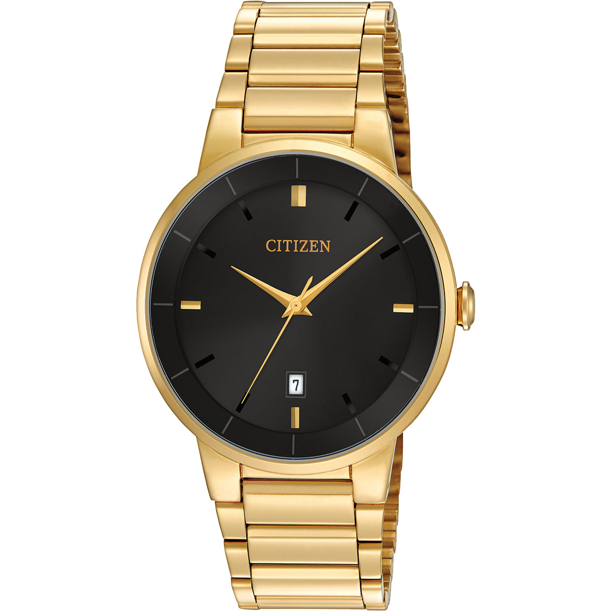 Picture of Citizen® Men's Quartz Gold-Tone Stainless Steel Bracelet Watch