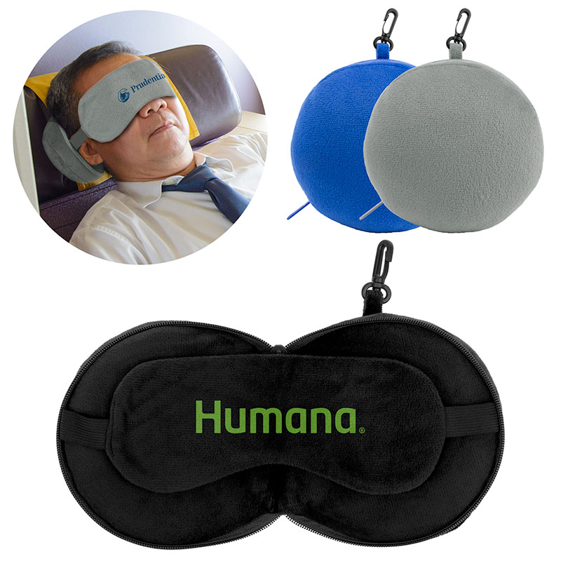 Picture of ComfyCloud 2-in-1 Travel Pillow w/Sleep Mask