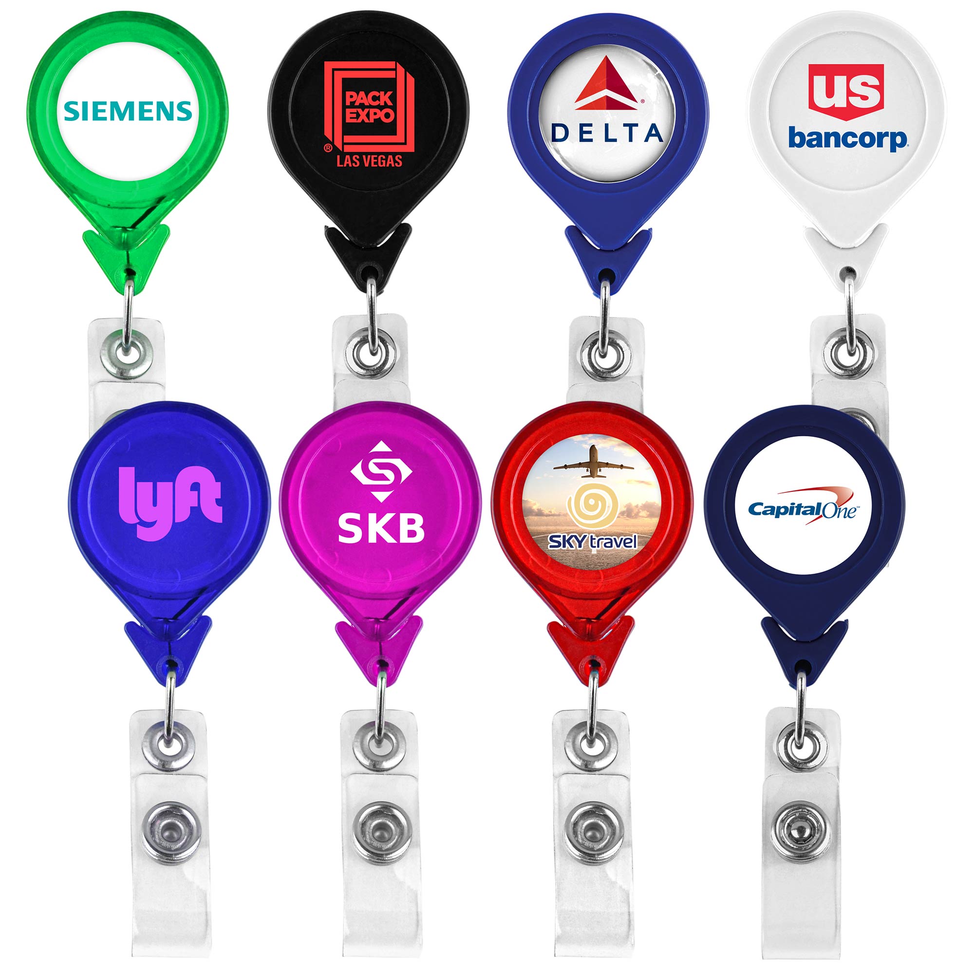 Picture of Tear Drop Retractable Badge Holder