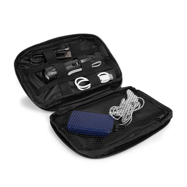 Picture of rPET Zippered Tool and Electronic Accessory Pouch
