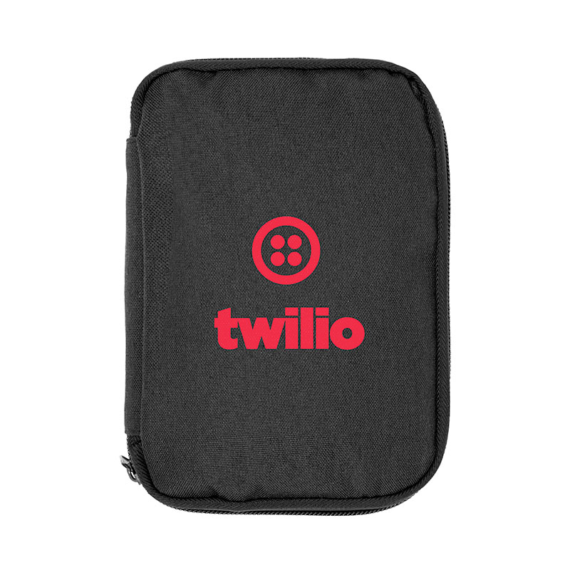 Picture of rPET Zippered Tool and Electronic Accessory Pouch