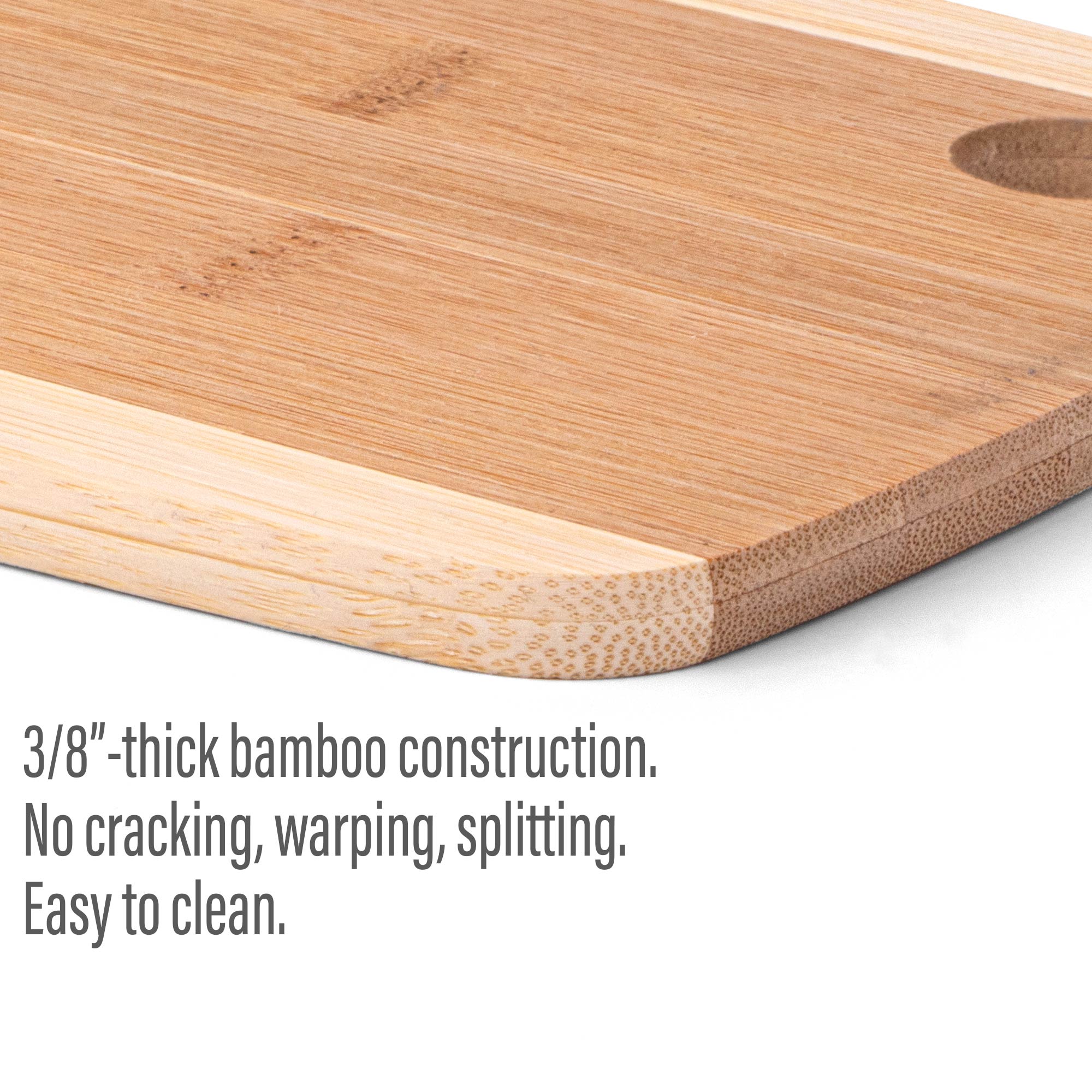 Picture of The Camden 9'' Two-Tone Bamboo Cutting Board