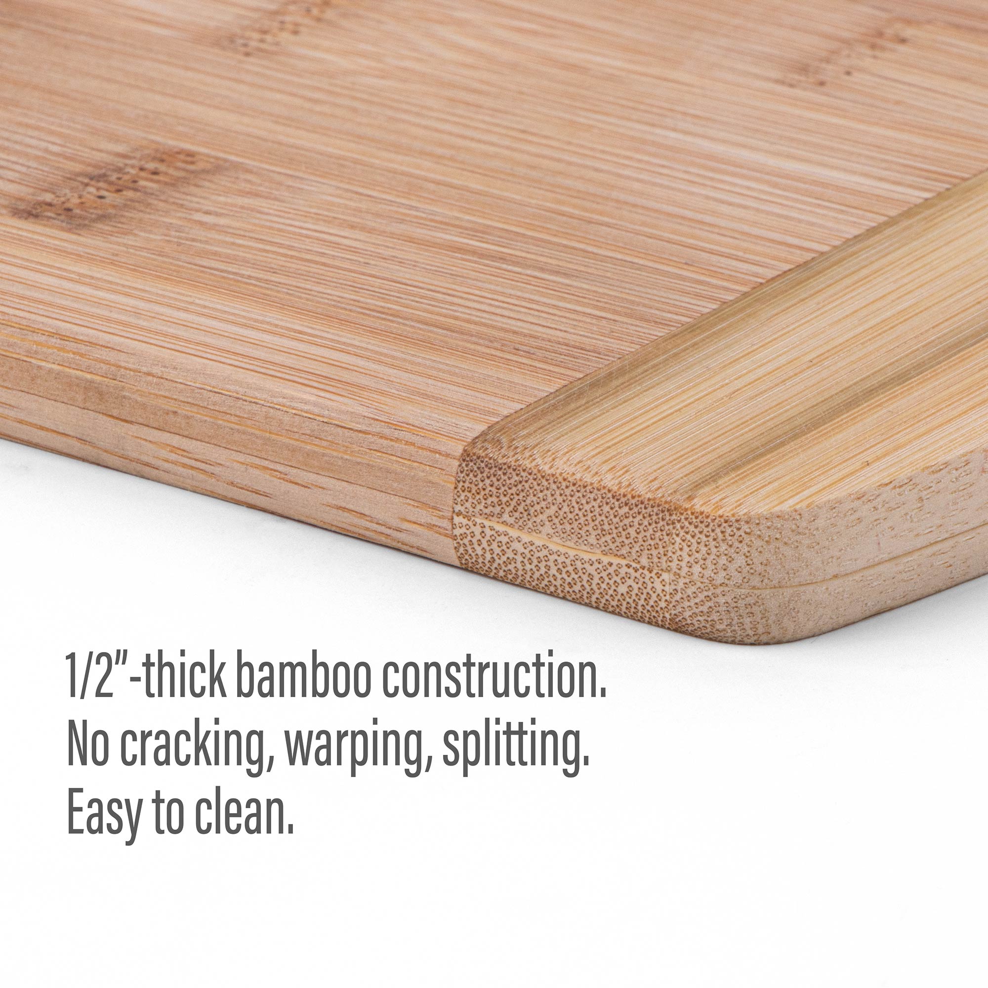 Picture of The Brisbane 11'' Two-Tone Deluxe Bamboo Cutting Board