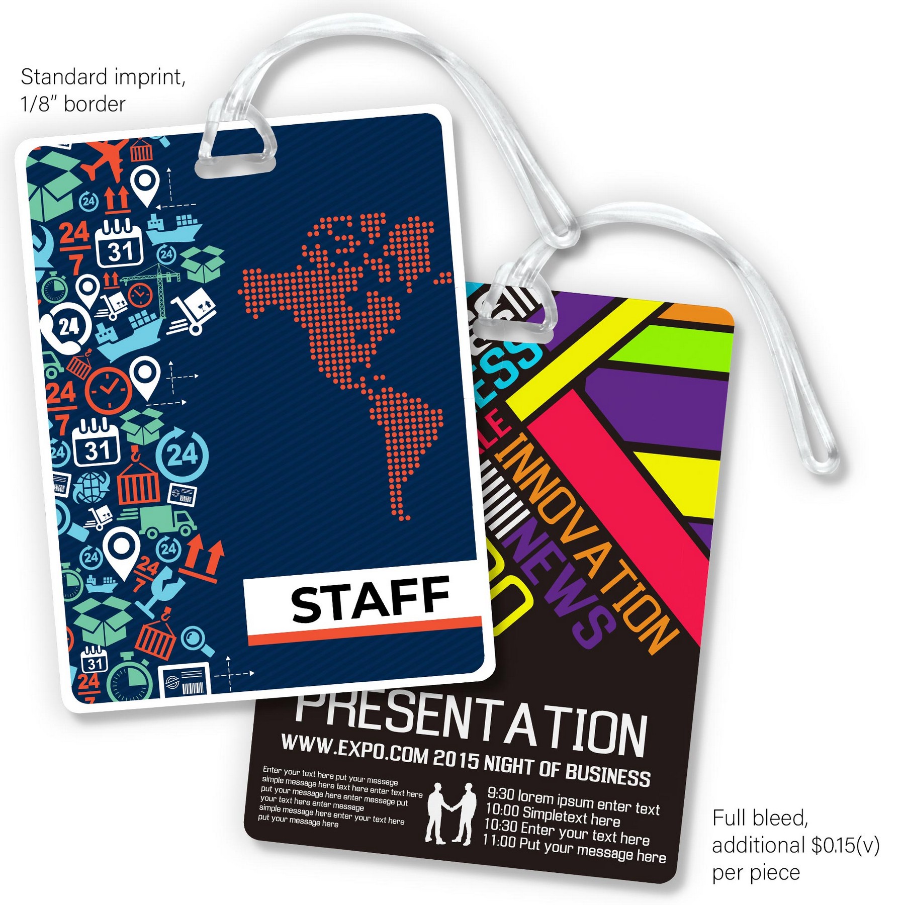 Picture of Imprinted Medium Luggage Tag