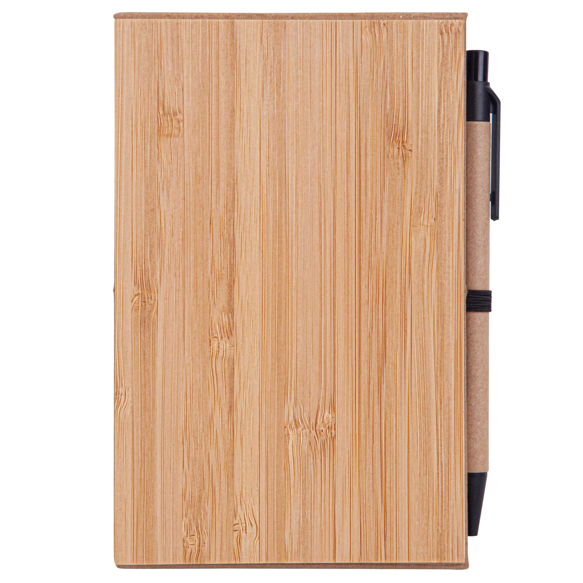 Picture of Bamboo Phone Holder Notepad & Pen Set w/Sticky Notes