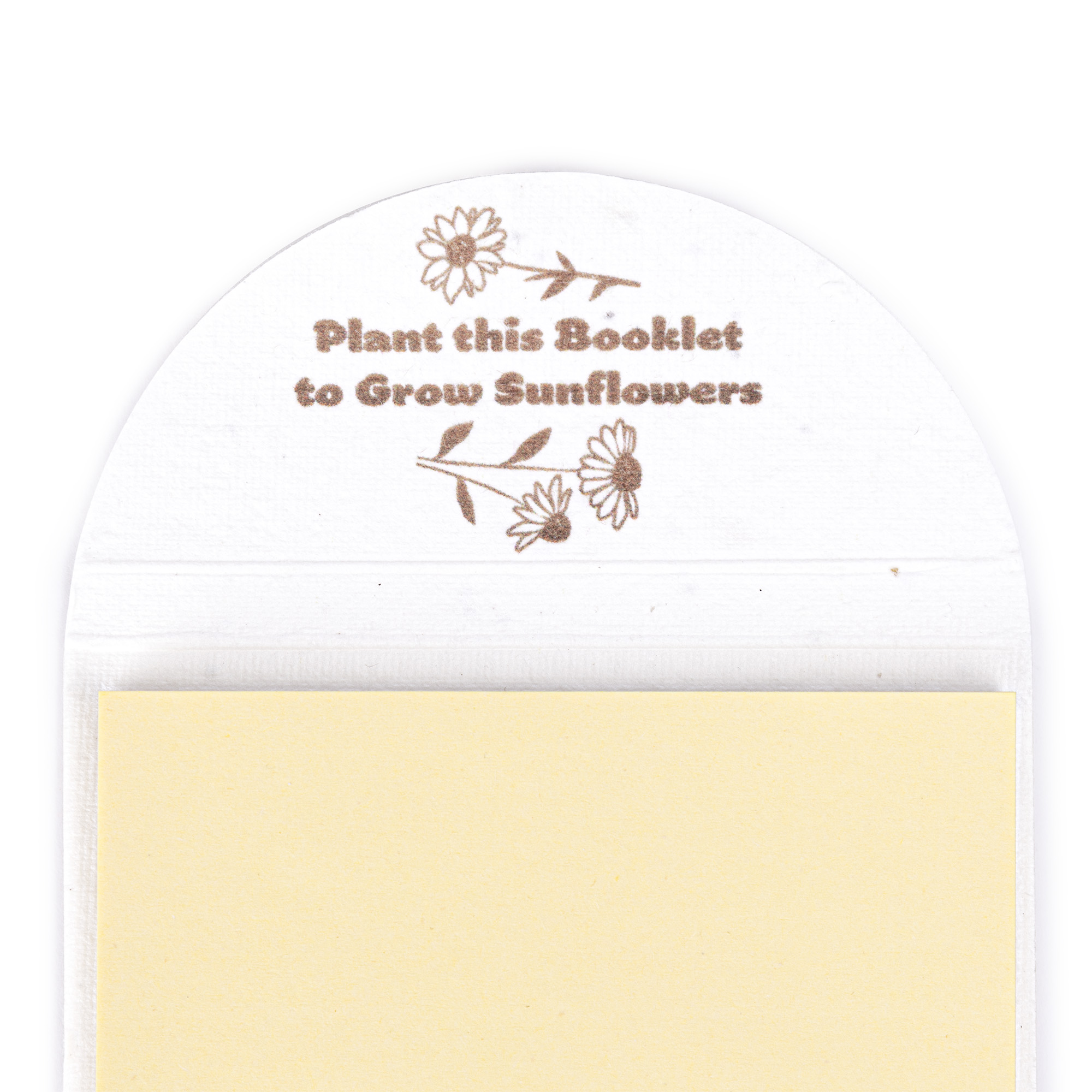Picture of Biodegradable Flower Seeded Sticky Note Pad
