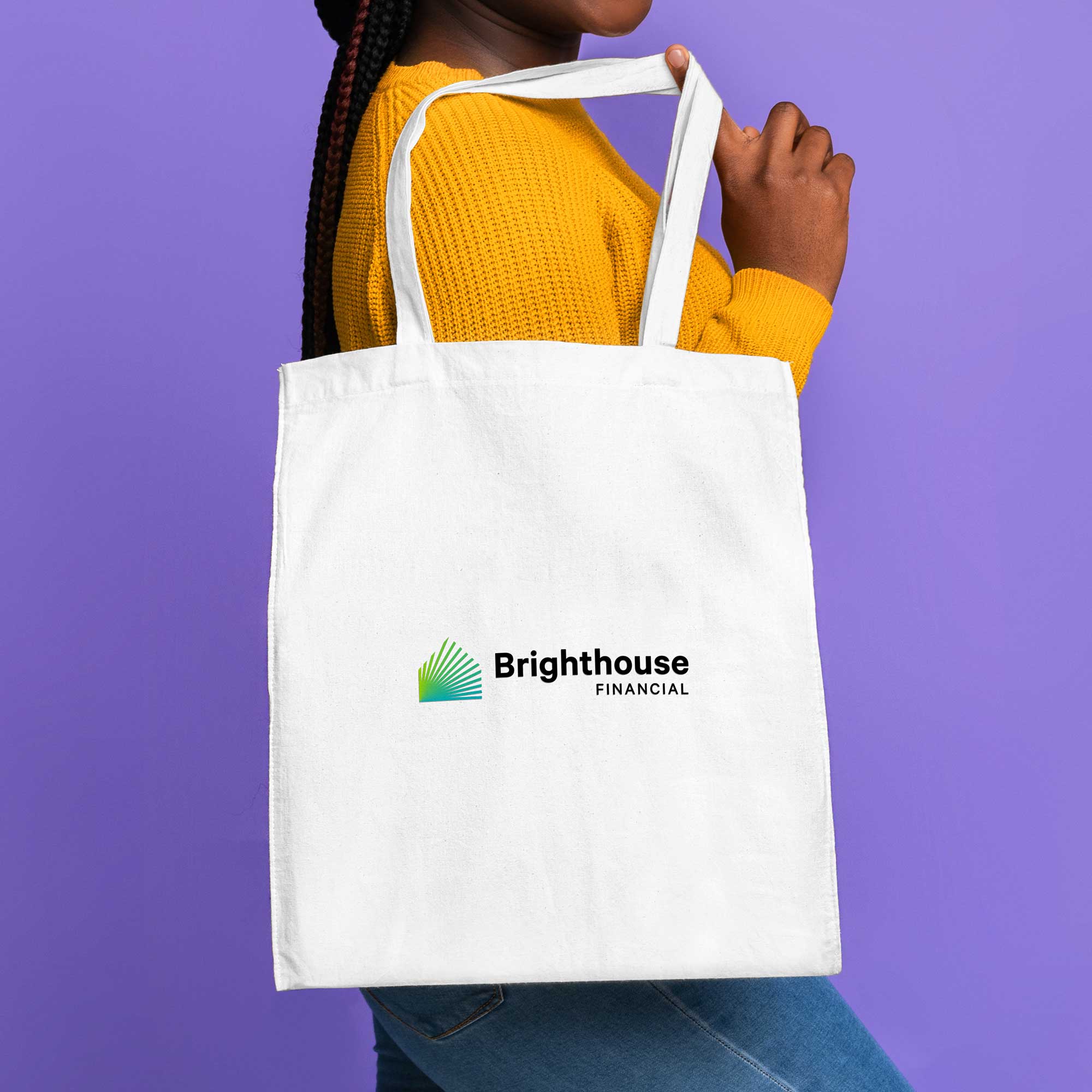 Picture of 140GSM Calico Cotton Tote Bag (15"x16")