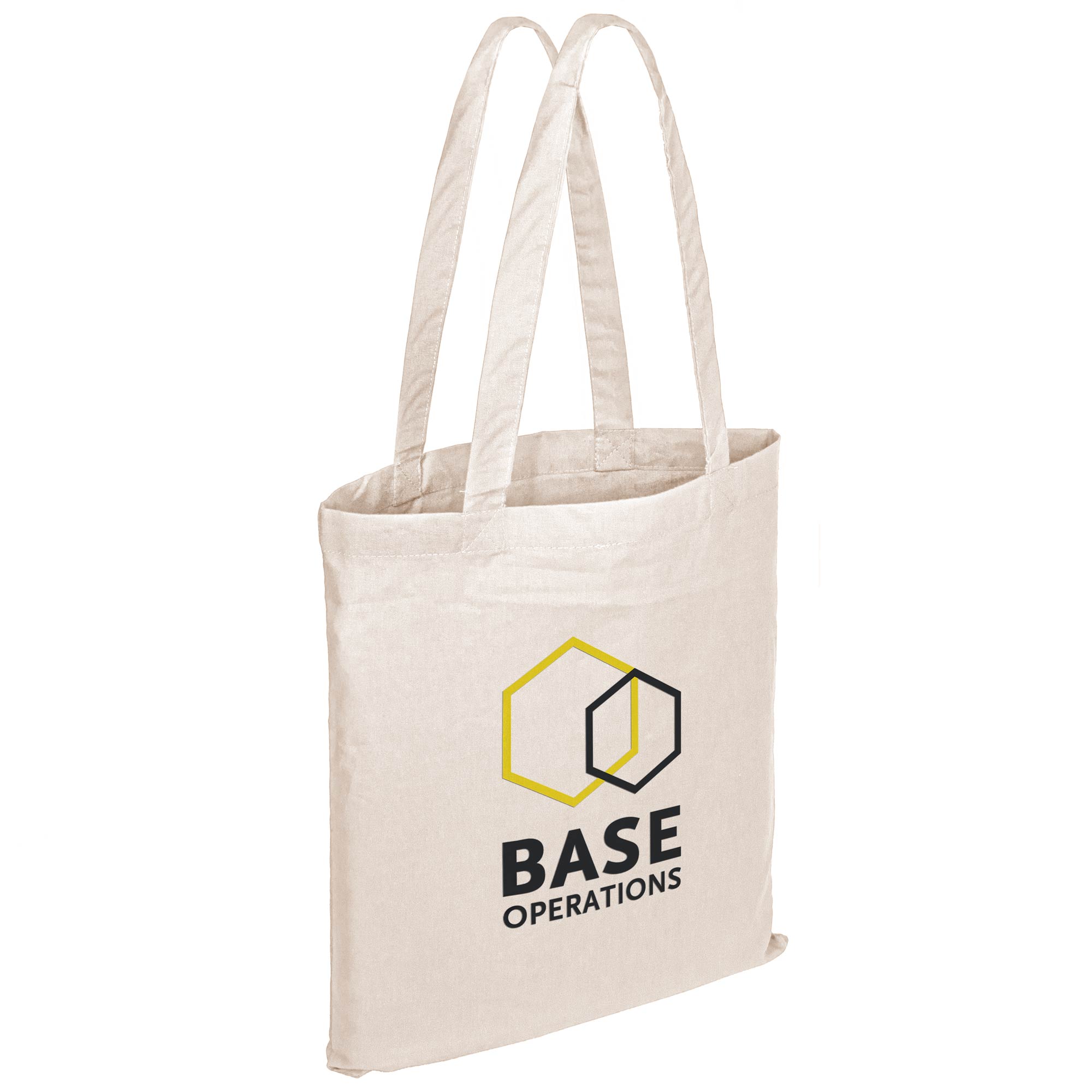 Picture of 140GSM Calico Cotton Tote Bag (15"x16")