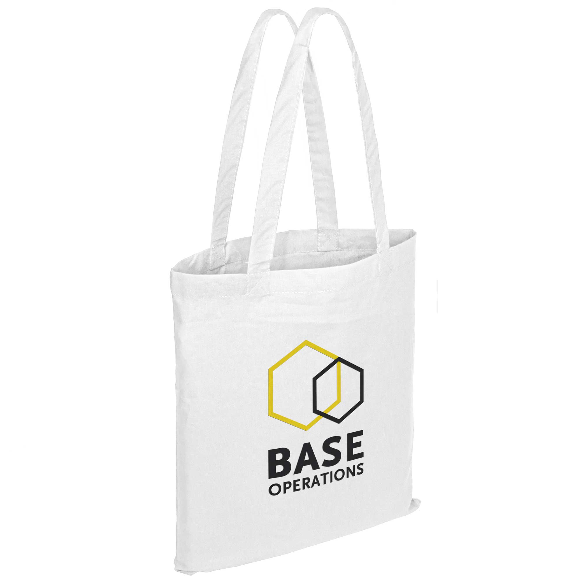 Picture of 140GSM Calico Cotton Tote Bag (15"x16")