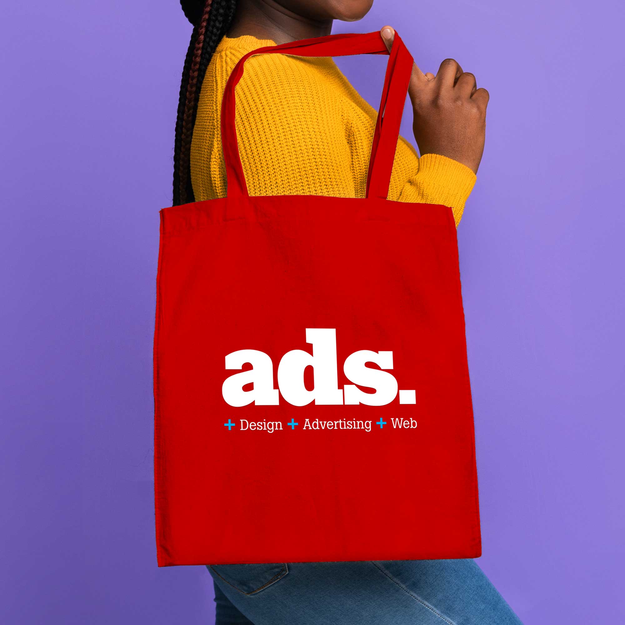 Picture of 140GSM Calico Cotton Tote Bag (15"x16")