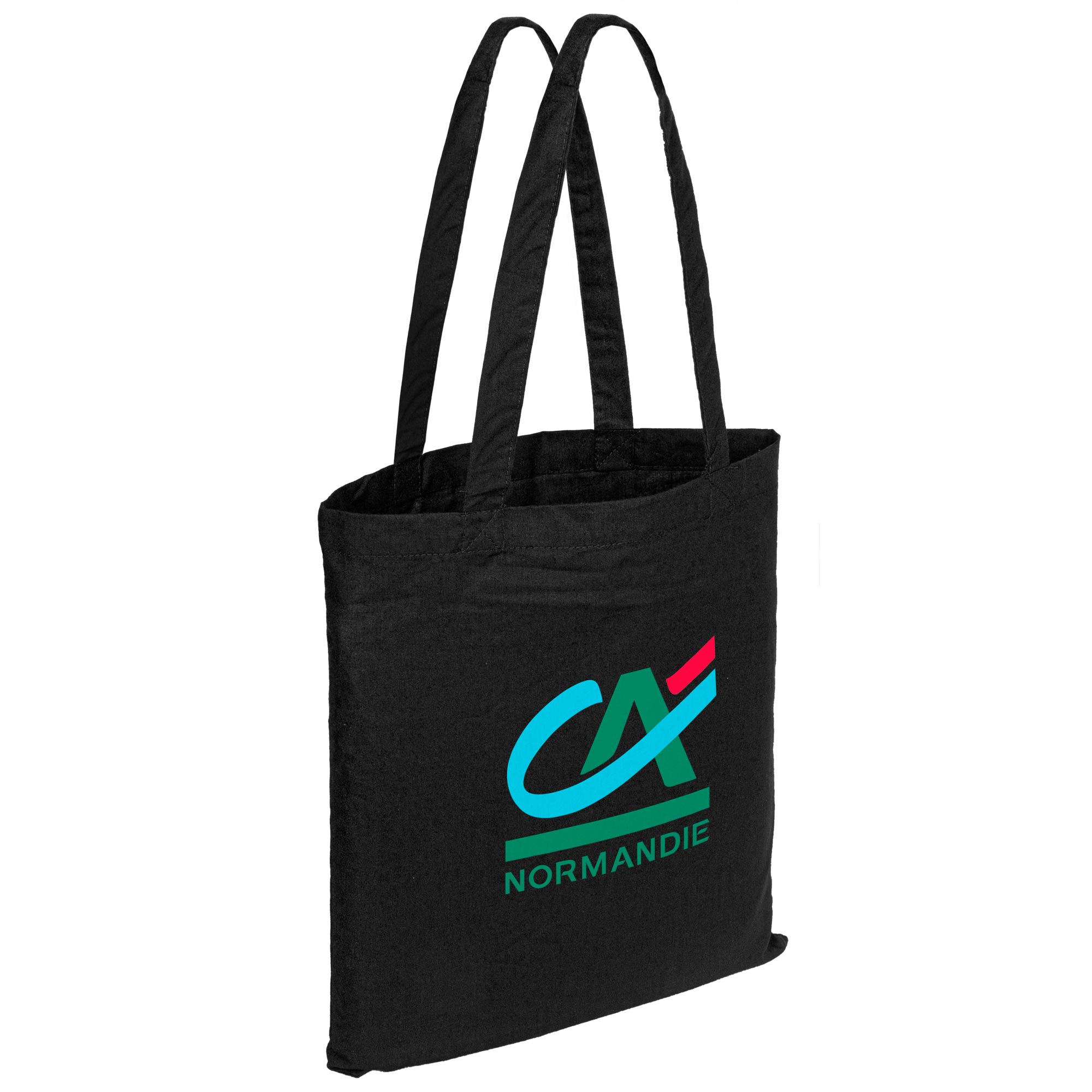 Picture of 140GSM Calico Cotton Tote Bag (15"x16")