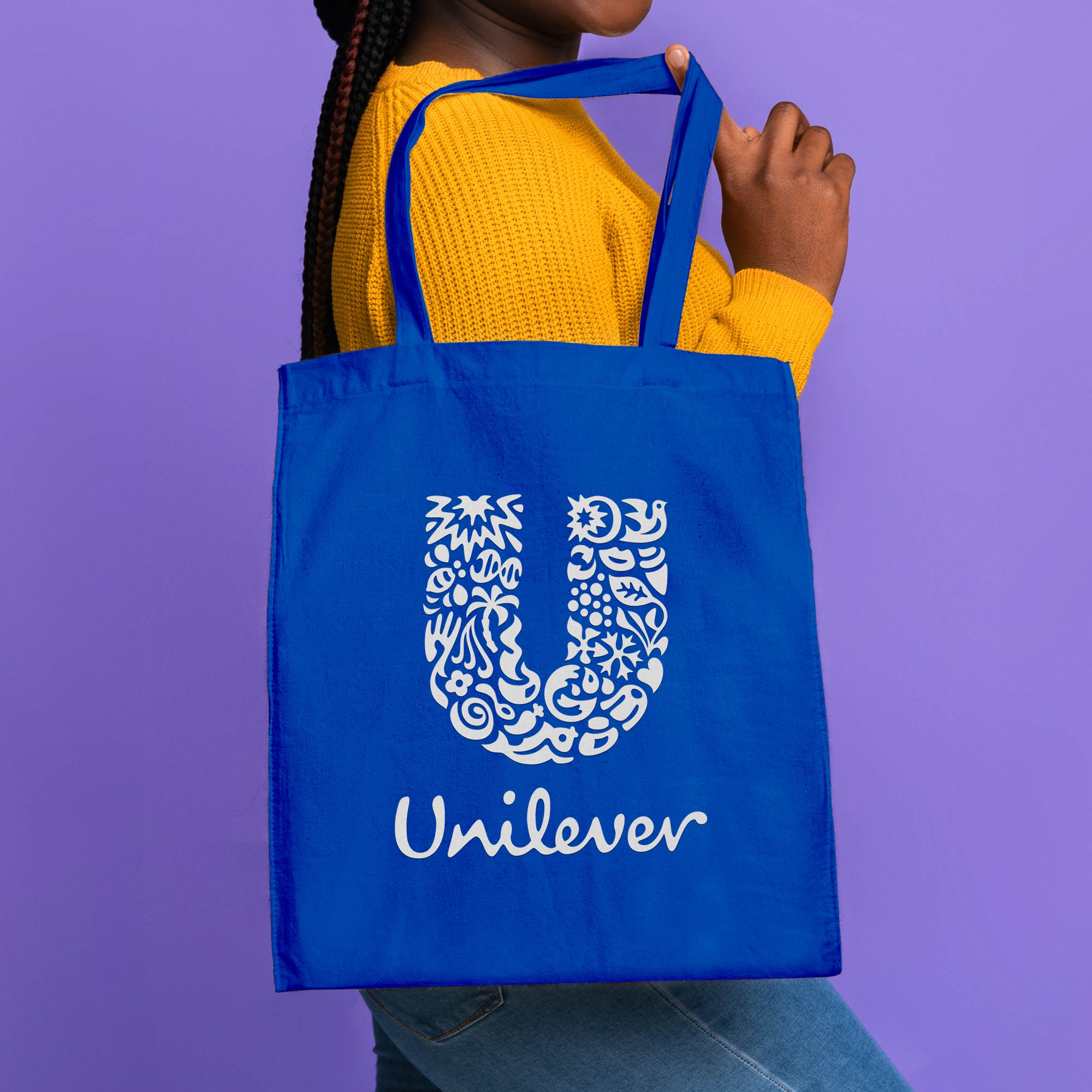 Picture of 140GSM Calico Cotton Tote Bag (15"x16")